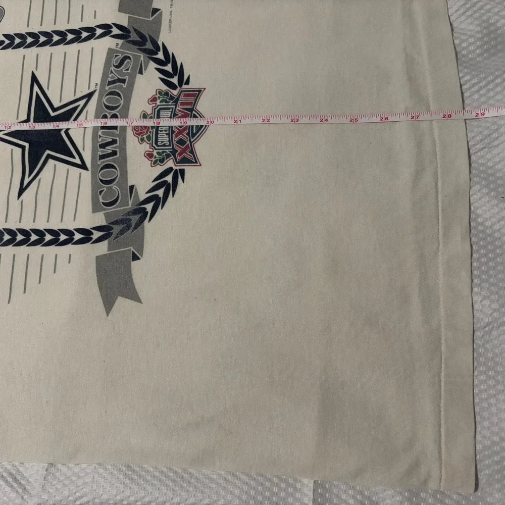 Vintage 1993 Dallas Cowboys Super Bowl XXVII Champions T-Shirt Screen Stars XL
